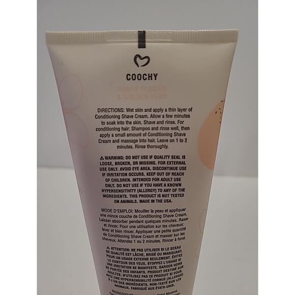 Pure Romance - Coochy Honey & Gold Conditioning Shave Cream NEW- Discontinued - Picture 5 of 8